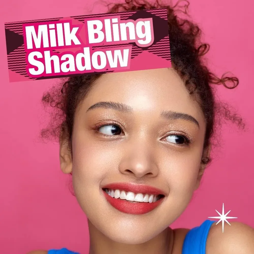 Colorgram Milk Bling 12 Humming Coral Pigmented Glistening Liquid Eyeshadow